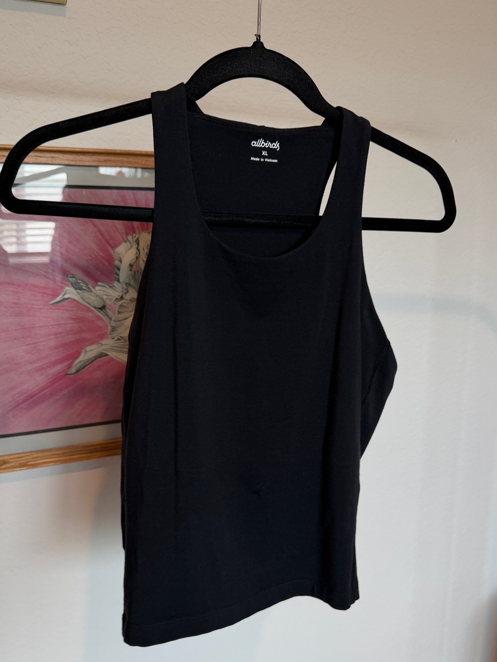 Allbirds Longline Work Out Tank Cropped built in bra